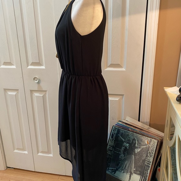 Doe & Rae Beautiful high low black dress - Picture 6 of 12